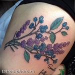 фото тату лаванда 24.12.2018 №109 - photo tattoo lavender - tattoo-photo.ru