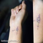 фото тату лаванда 24.12.2018 №111 - photo tattoo lavender - tattoo-photo.ru
