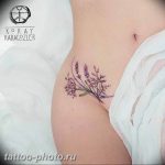 фото тату лаванда 24.12.2018 №113 - photo tattoo lavender - tattoo-photo.ru