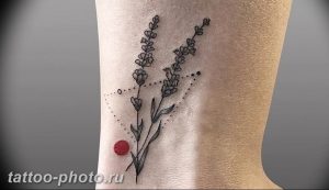фото тату лаванда 24.12.2018 №116 - photo tattoo lavender - tattoo-photo.ru