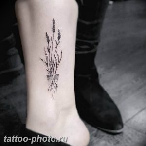 фото тату лаванда 24.12.2018 №123 - photo tattoo lavender - tattoo-photo.ru