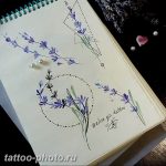 фото тату лаванда 24.12.2018 №126 - photo tattoo lavender - tattoo-photo.ru