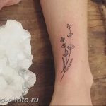 фото тату лаванда 24.12.2018 №134 - photo tattoo lavender - tattoo-photo.ru