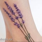 фото тату лаванда 24.12.2018 №158 - photo tattoo lavender - tattoo-photo.ru