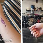 фото тату лаванда 24.12.2018 №171 - photo tattoo lavender - tattoo-photo.ru