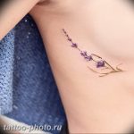 фото тату лаванда 24.12.2018 №193 - photo tattoo lavender - tattoo-photo.ru