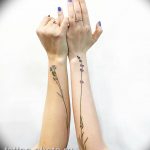 фото тату лаванда 24.12.2018 №219 - photo tattoo lavender - tattoo-photo.ru