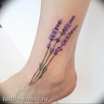 фото тату лаванда 24.12.2018 №239 - photo tattoo lavender - tattoo-photo.ru