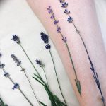 фото тату лаванда 24.12.2018 №243 - photo tattoo lavender - tattoo-photo.ru