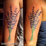 фото тату лаванда 24.12.2018 №252 - photo tattoo lavender - tattoo-photo.ru