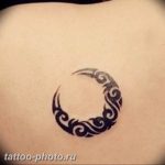 фото тату полумесяц 22.12.2018 №063 - crescent tattoo photo - tattoo-photo.ru