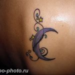 фото тату полумесяц 22.12.2018 №083 - crescent tattoo photo - tattoo-photo.ru