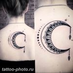 фото тату полумесяц 22.12.2018 №268 - crescent tattoo photo - tattoo-photo.ru