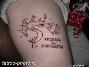 фото неудачной тату (партак) 23.12.2018 №093 - photo unsuccessful tattoo - tattoo-photo.ru