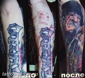фото неудачной тату (партак) 23.12.2018 №094 - photo unsuccessful tattoo - tattoo-photo.ru