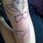 фото неудачной тату (партак) 23.12.2018 №107 - photo unsuccessful tattoo - tattoo-photo.ru