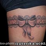 фото тату бантик 24.12.2018 №010 - photo tattoo bow - tattoo-photo.ru