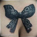 фото тату бантик 24.12.2018 №016 - photo tattoo bow - tattoo-photo.ru