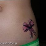 фото тату бантик 24.12.2018 №023 - photo tattoo bow - tattoo-photo.ru