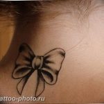 фото тату бантик 24.12.2018 №036 - photo tattoo bow - tattoo-photo.ru