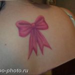 фото тату бантик 24.12.2018 №047 - photo tattoo bow - tattoo-photo.ru