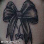 фото тату бантик 24.12.2018 №050 - photo tattoo bow - tattoo-photo.ru