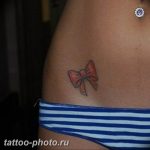 фото тату бантик 24.12.2018 №063 - photo tattoo bow - tattoo-photo.ru