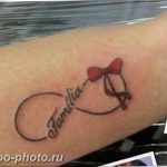 фото тату бантик 24.12.2018 №064 - photo tattoo bow - tattoo-photo.ru