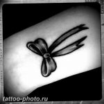 фото тату бантик 24.12.2018 №065 - photo tattoo bow - tattoo-photo.ru