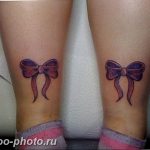 фото тату бантик 24.12.2018 №079 - photo tattoo bow - tattoo-photo.ru