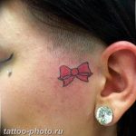 фото тату бантик 24.12.2018 №084 - photo tattoo bow - tattoo-photo.ru