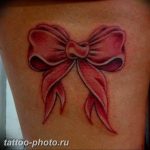 фото тату бантик 24.12.2018 №102 - photo tattoo bow - tattoo-photo.ru