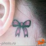 фото тату бантик 24.12.2018 №106 - photo tattoo bow - tattoo-photo.ru
