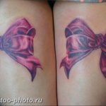 фото тату бантик 24.12.2018 №107 - photo tattoo bow - tattoo-photo.ru