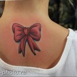 фото тату бантик 24.12.2018 №113 - photo tattoo bow - tattoo-photo.ru