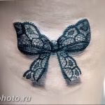 фото тату бантик 24.12.2018 №118 - photo tattoo bow - tattoo-photo.ru