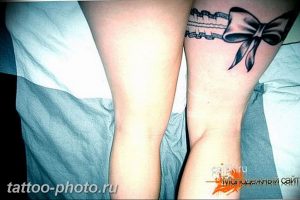 фото тату бантик 24.12.2018 №121 - photo tattoo bow - tattoo-photo.ru