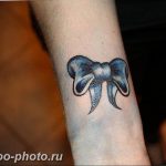 фото тату бантик 24.12.2018 №123 - photo tattoo bow - tattoo-photo.ru