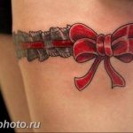 фото тату бантик 24.12.2018 №124 - photo tattoo bow - tattoo-photo.ru