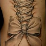 фото тату бантик 24.12.2018 №133 - photo tattoo bow - tattoo-photo.ru