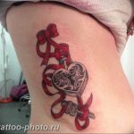 фото тату бантик 24.12.2018 №137 - photo tattoo bow - tattoo-photo.ru