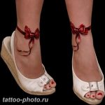 фото тату бантик 24.12.2018 №156 - photo tattoo bow - tattoo-photo.ru