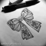 фото тату бантик 24.12.2018 №158 - photo tattoo bow - tattoo-photo.ru