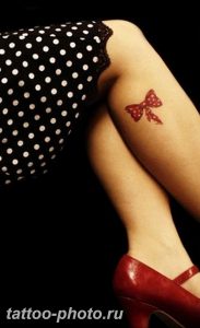 фото тату бантик 24.12.2018 №166 - photo tattoo bow - tattoo-photo.ru
