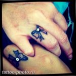 фото тату бантик 24.12.2018 №167 - photo tattoo bow - tattoo-photo.ru