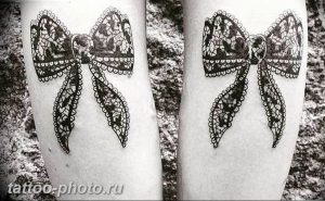 фото тату бантик 24.12.2018 №170 - photo tattoo bow - tattoo-photo.ru