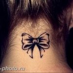 фото тату бантик 24.12.2018 №174 - photo tattoo bow - tattoo-photo.ru