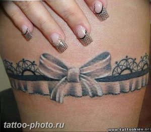 фото тату бантик 24.12.2018 №175 - photo tattoo bow - tattoo-photo.ru