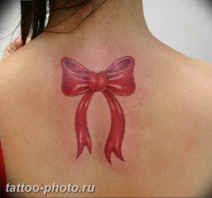 фото тату бантик 24.12.2018 №176 - photo tattoo bow - tattoo-photo.ru