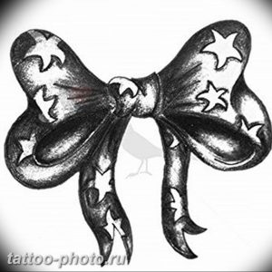фото тату бантик 24.12.2018 №181 - photo tattoo bow - tattoo-photo.ru